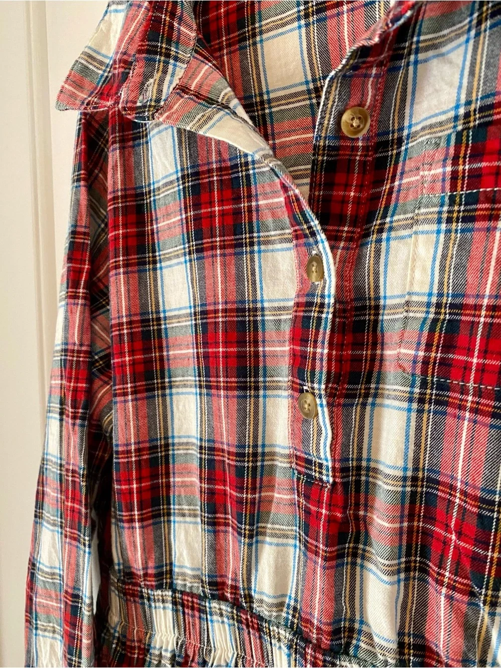GAP cozy plaid